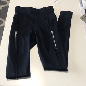 Navy Blue Athleta Ridge Tight - XXS
